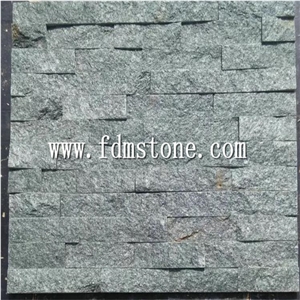 Forest Green Slate Wall Panel,Southland Green Stone Dry Stack Retaining, Free Standing Walls