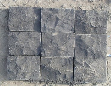 Mongolia Black Granite Mushroom Wall and Floor Paver