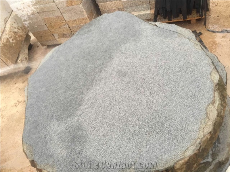 Wholesale Zhangpu Black Basalt Natural Paving Stones,Bushhamered Top Flagstone