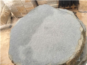 Wholesale Zhangpu Black Basalt Natural Paving Stones,Bushhamered Top Flagstone