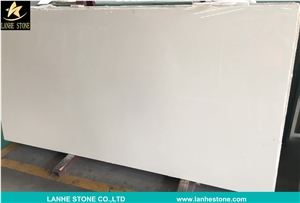 China Pure White Quartz Stone Slabs,For Kitchen Table Top,Kitchen Countertop,Top Quality and Service,Easy Care