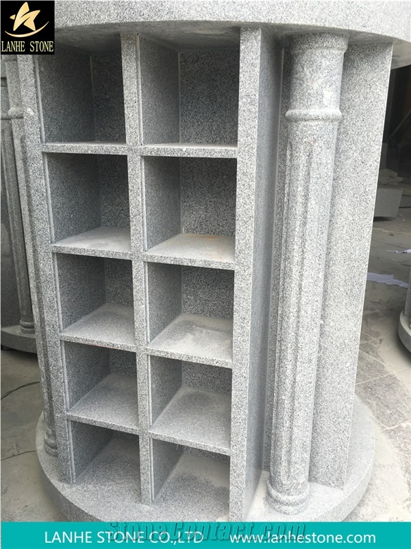 China Shanxi Black Granite Columbariums Design, G603 Cemetery Mausoleum Crypts Design,Cremation Columbarium