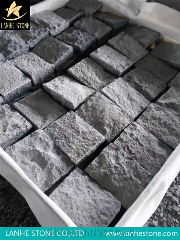 Cubes Kavalas Granite,Grey Granite Cobbles,Cube Stone & Pavers