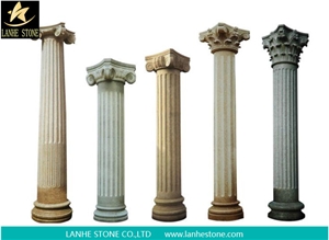 Stone Pillar,Garden Pillar,Marble Roman Column