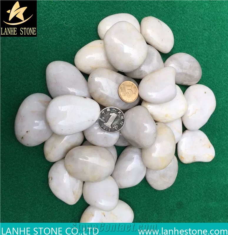 White Pebble,White Aggregates,Flat Pebble,White Gravel,White River Stone,White Polished Pebbles,Gravel,White Color Pebble Stone