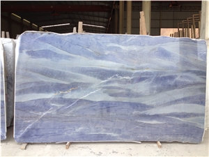 Ocean Blue Marble Slabs & Tiles, Brazil Blue Marble