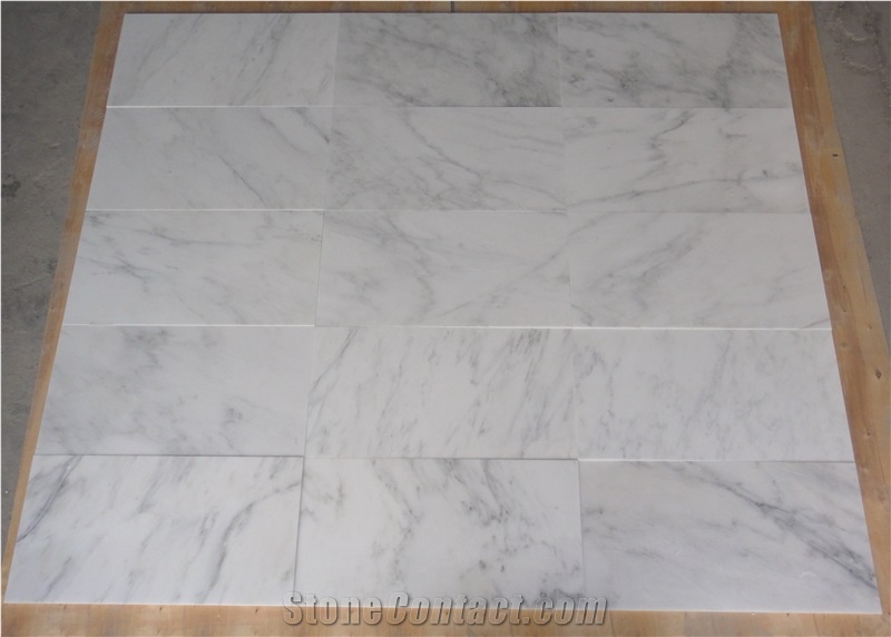 Baoxing White Marble, the Bathroom Floor and Wall Covering, White Ash Grain Marble, Particular Marble