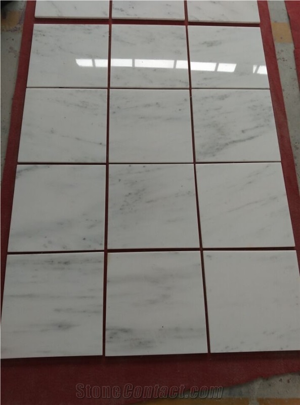 China"S Sichuan Province Crystal White Marble, White Marble, Polishing Brick, Crystal Grey Vein Marble