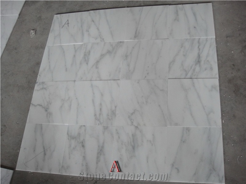China Sichuan Province Crystal White Marble, White Marble, Polished Tile & Slab, Crystal Grey Marble