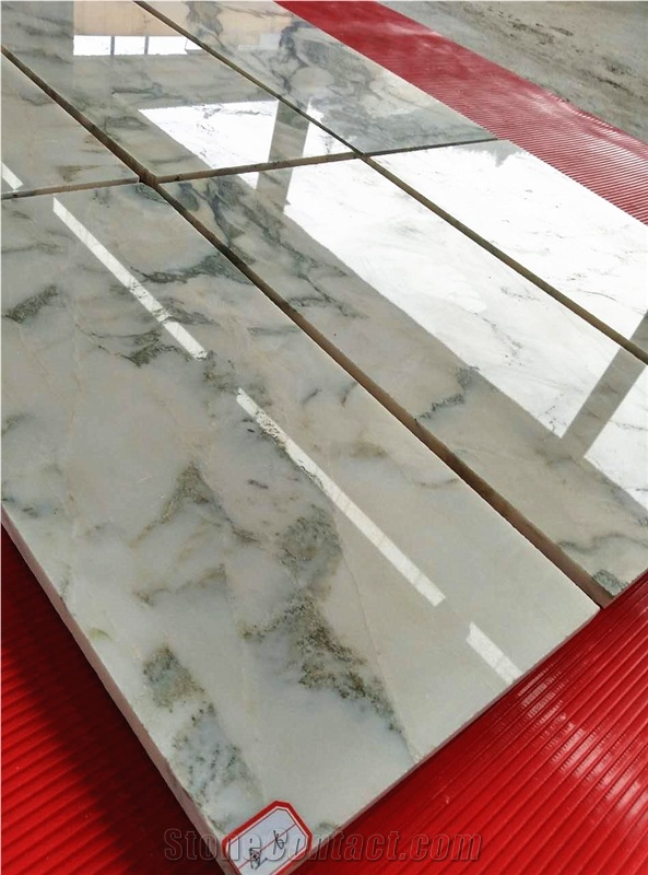 China Sichuan White Marble, Marble Polished Tile & Slab
