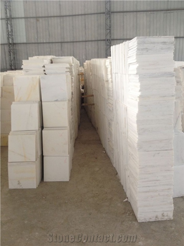 China Sichuan White Marble, Mining Owner, White Marble Polishing Tiles