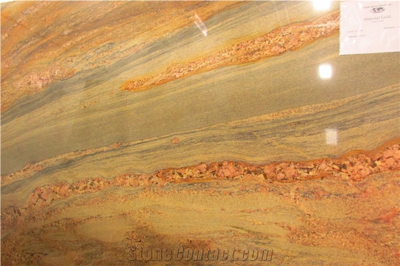 Imperial Gold Granite Slabs