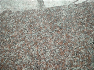 China Local Granite G687 ,Cherry Pink ,Polished Slabs with Size 240 X 80 X 2cm