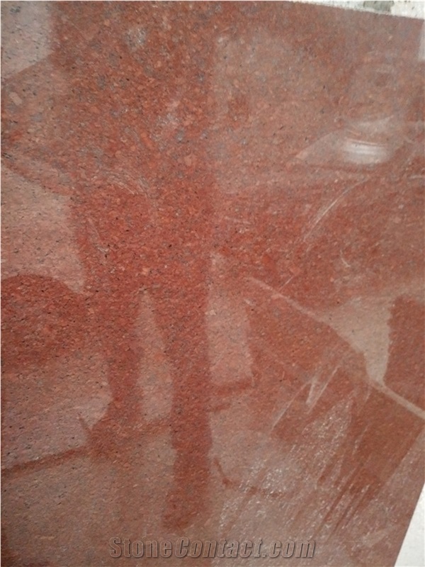 Dyed Red Granite Slab & Tiles, China Red Granite for Floor Covering