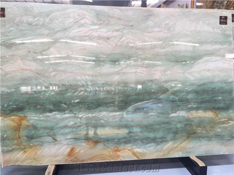 Blue Onyx Slabs, for Wall Background Decoraction