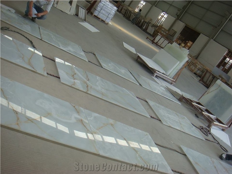 White Onyx Slabs & Tiles, Flooring & Walling Tiles