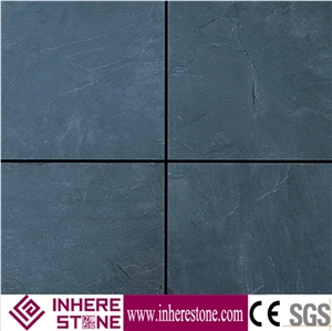 Black Slate Tiles,Black Slate Floor Patio Tiles,High Quality Factory Direct Black Slate Pattern Paving Stone Flooring