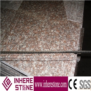 Cheapest G687 Polished Granite/Peach Red Polished Granite/China Pink Polished Granite for Stair,Steps & Risers, Treads and Threshold