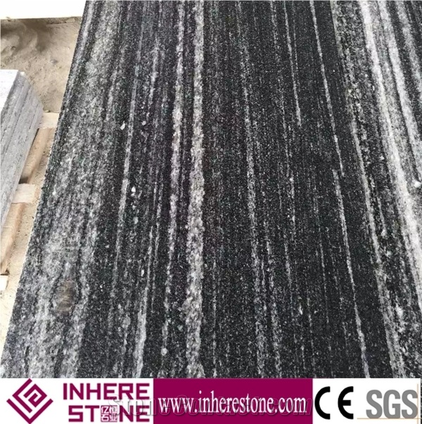 China Grey Landscape Granite Nero Santiago,G302 Granite Floor Tiles
