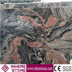 China Multicolor Red Granite Tile & Slab,Red Grain Multicolor Granite,Red Juparana Flooring Covering Tiles