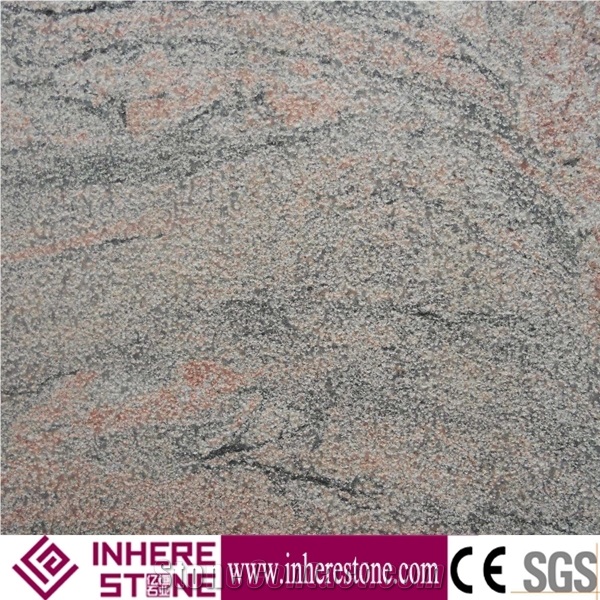 Chinese Multicolor Red Granite Stone for Paver,Red Juparana Landscaping Cube Stone,Wuhan Red Granite Price