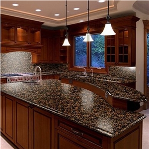 Hot Sale Baltic Brown Granite Kitchen Countertops, Kitchen Worktops