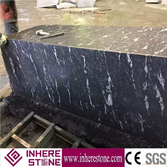 Iron Snow Granite ,Austral Black Granite ,Chinese Black Grey Snow Granite ,China Dark Grey Granite Block