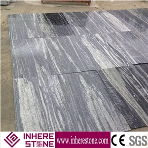 Landscape Stone Grey Granite Slabs & Tiles, Nero Santiago Granite, China Grey Granite