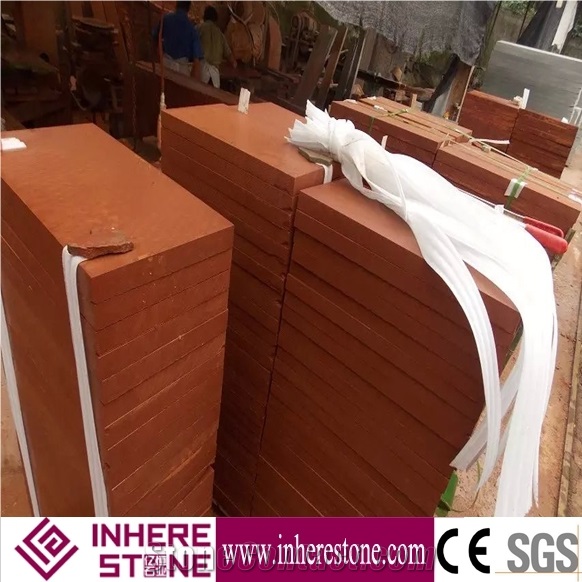 Natural Red Sandstone Competitve Price Slabs & Tiles, China Red Sandstone