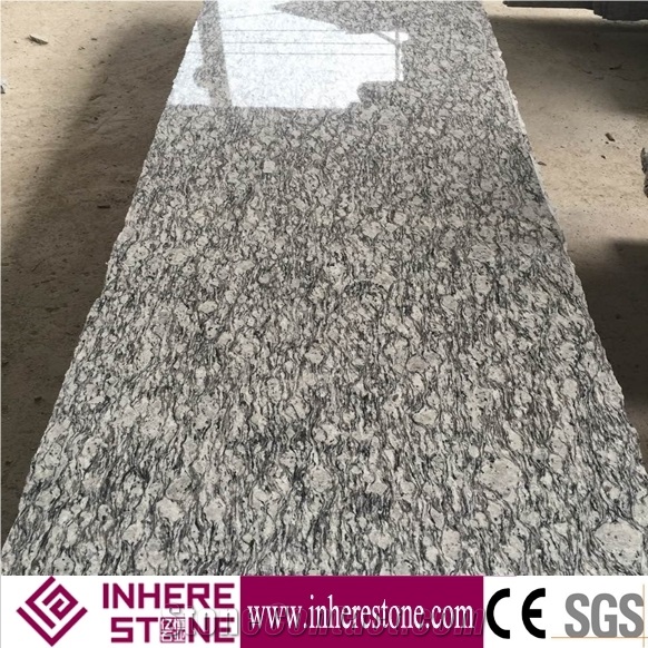 Spray White Granite Countertops, Sea Wave Flower, Sea Wave Flower Granite, Seawave Grey Granite for Kitchen Countertop, China Grey Granite