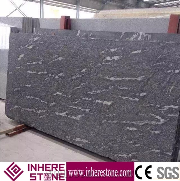 Via Lactea Granite Tiles & Slabs ,Snow Grey Granite,China Jet Mist Granite Landscaping Stone
