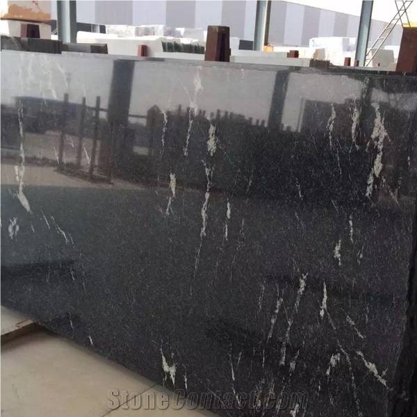 Via Lattea/Jet Mist/Snow Grey/China Black Granite Slabs & Tiles