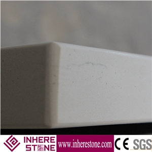 White Quartz Stone Slabs ,Artificial Stone Carrara White Veined Quartz Stone Tiles