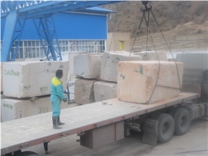 Gohare Limestone Block, Iran Beige Limestone