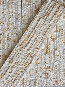 Sunny Yellow Marble Stacked Stone Cultured Stone