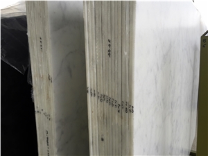 White Polished Marble 1cm Thickness Tiles & Slabs, Floor Covering Tiles
