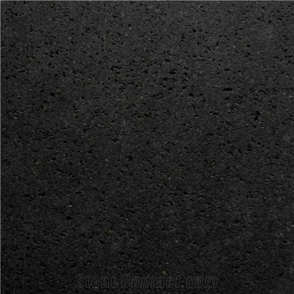 Jinshan Black Basalt Lava Stone Antique Style Floor Covering Slabs & Tiles, China Black Basalt