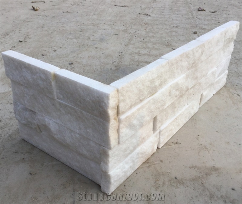 White Thin Stone Panel, White Quartzite Thin Stone Panel for Home Decoration,Cultured Stone Panel for Wall