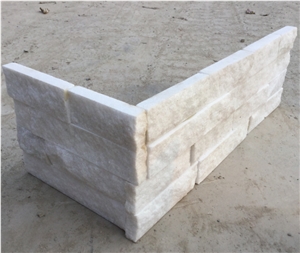 White Thin Stone Panel, White Quartzite Thin Stone Panel for Home Decoration,Cultured Stone Panel for Wall