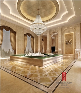800*800 Golden Porcelain Marble Tile, High Polished Porcelain Marble Tile, Golden Century Porcelain Marble Tile Flooring Designs from China