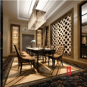 Chinese Brown Emperador Light Marble Tile & Slab for Hotal