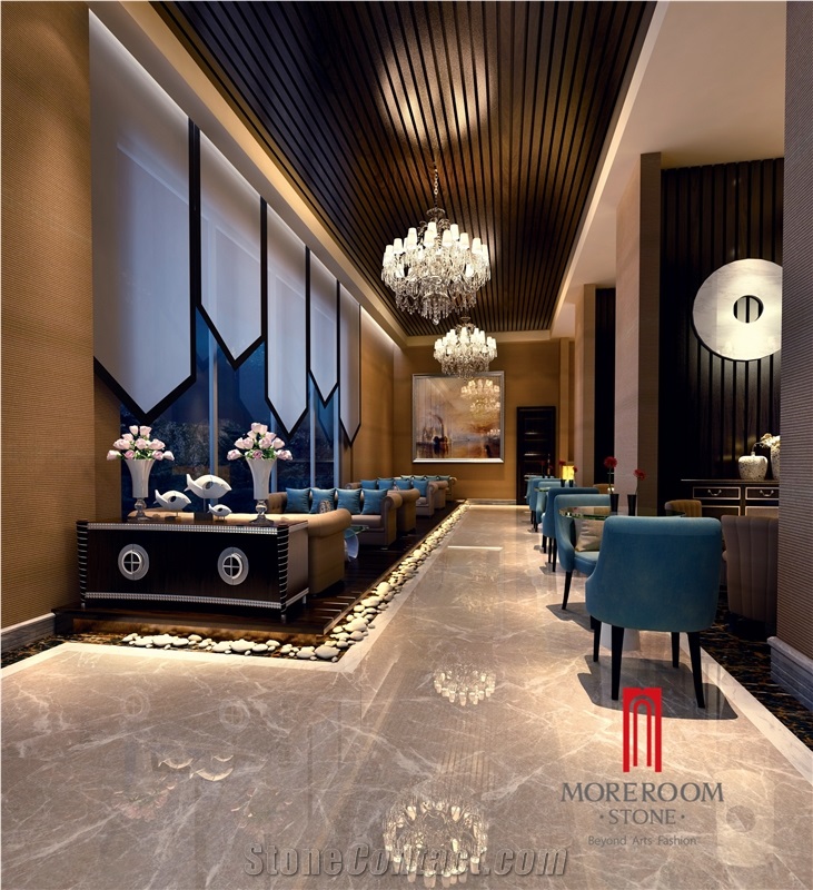 Foshan Beige Marble Ceramic Wall Tiles Porcelain Floor Tiles for Living Room Decoration