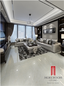Foshan White Ceramic Tile, Cream Ceramic Wall Tile for Living Room