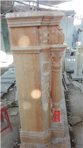 Hot Sale American Style Carved Marble Fireplace Molds