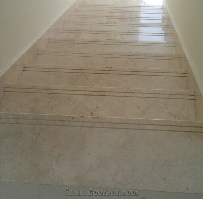 Italy White Marble Tile Staircase Price for Stairs & Steps