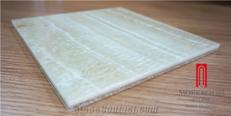Natrual Jade Stone Laminated Aluminum Honeycomb Panel