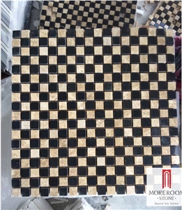 Natural Marble Small Square Polished Mosaic Tile