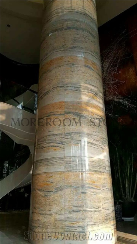 Roman Pillars Column Molds for Sale Custom Size and Marble Color Yunfu Column