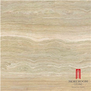 Serpeggianto Designs Porcelain Marble Tile Flooring with Beige Wood Grain Pattern