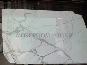Snow White Marble with Black Veins Marble Tile & Slab for Floor Wall Tiles